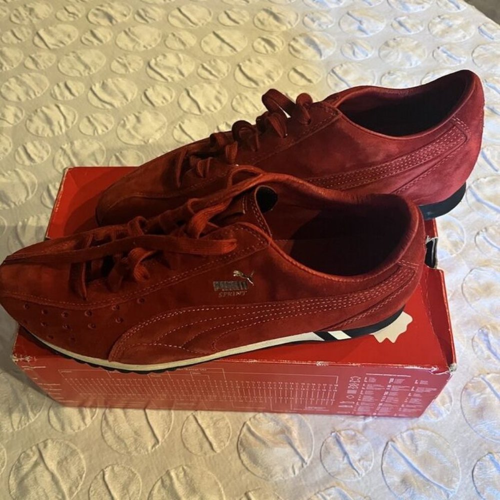 COPY - puma men's Sprint Size 12 red New W/Box Never Worn Retails $90 Today Onl…
